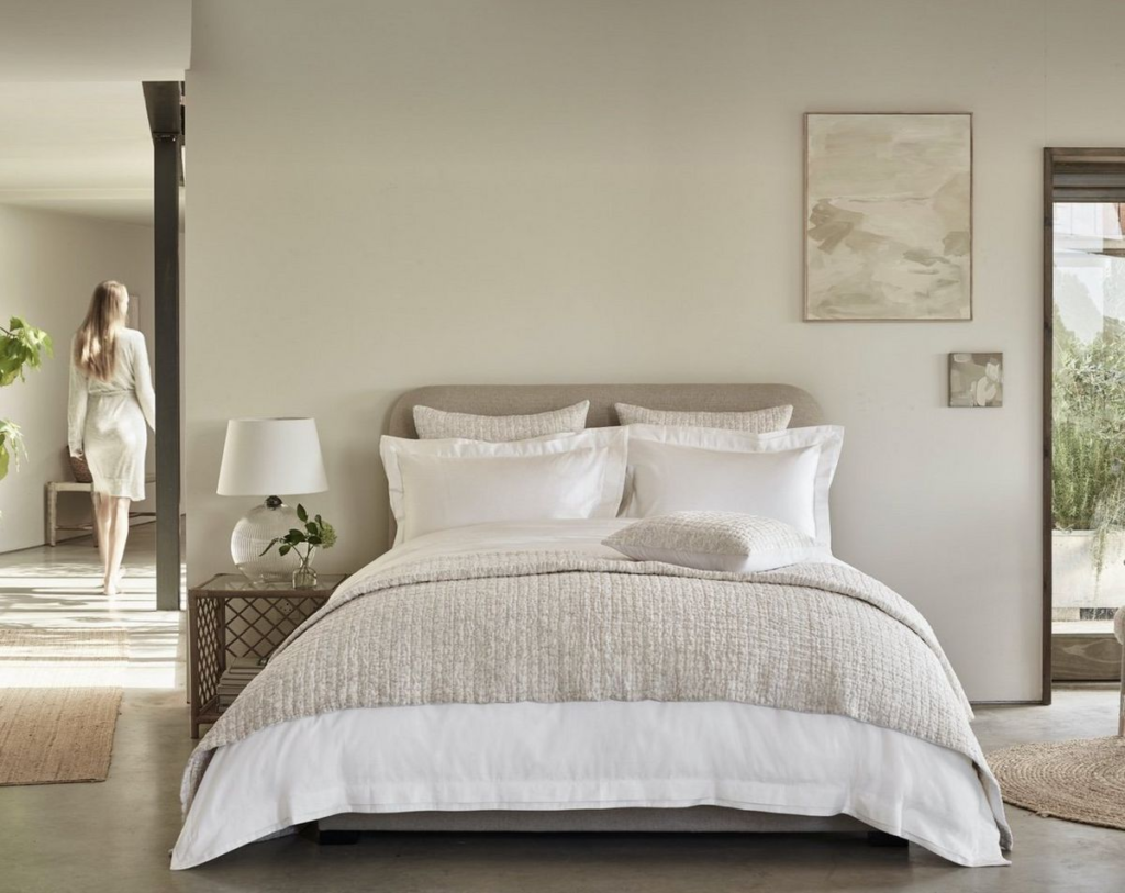 Create a Cosy Hideaway Using the White Company's Luxe Bedding and Throws